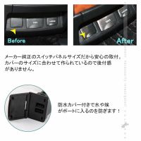 USB+PD กล่องที่พักแขน Alphard 30 (2015-2023) agh30 anh30 QC3.0 พร้อมที่ชาร์จ แถวที่สอง 1 ชิ้นTH