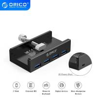 ORICO MH4PU อลูมิเนียม4พอร์ต USB 3.0คลิป-ประเภท HUB สำหรับแล็ปท็อปเดสก์ท็อปคลิป10-32มม.100ซม.วันที่แพคเกจของขวัญ