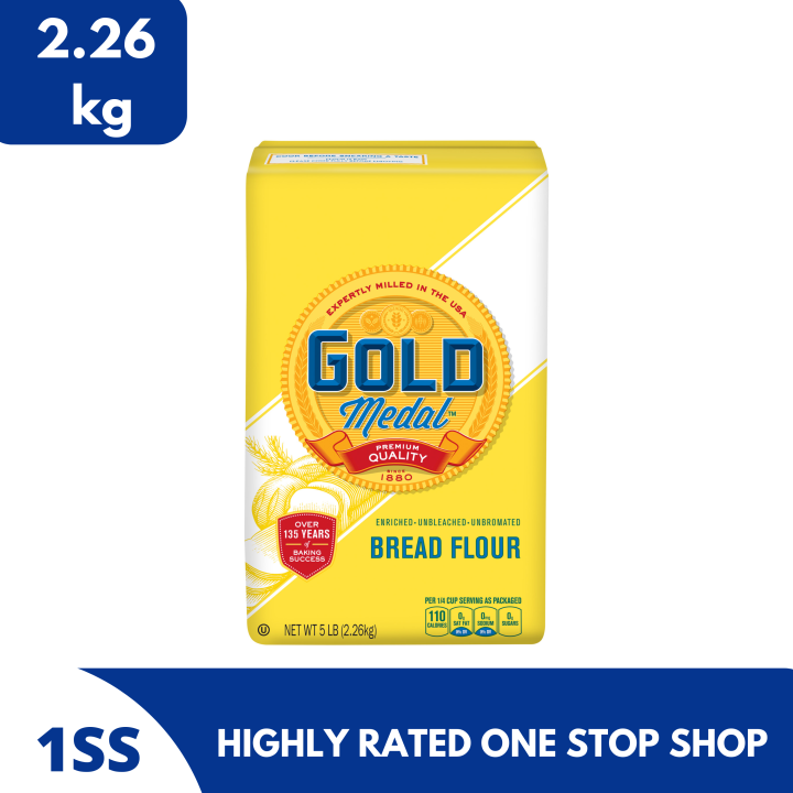 Gold Medal Premium Quality Bread Flour, 2.26Kg Lazada PH