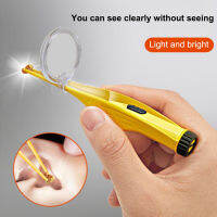 Baosity USB LED Flashlight Earpick Ear Cleaner Wax Removal Tool +Magnifier Style 2