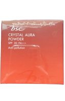 BSC CRYSTAL AURA POWDER SPF 30 PA+++ แป้งแต่งหน้าเนื้อสัมผัสเนียนละเอียดบางเบา ให้ใบหน้าดูกระจ่างใสเปล่งปลั่ง 5.7กรัม