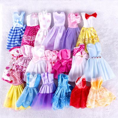 Barbie Clothes For Wedding Fashion Handmade Dress Mini Party Gown Doll