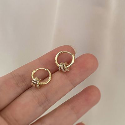 【YP】 2023 Korean New Small Hoop Earring for Metal Clasp Earrings Fashion Jewelry