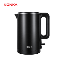 KONKA Electric Kettle Black 1.7L Smart Tea Pot Heat Preservation Automatic Power-off Convenient Wire Storage For Home Office