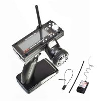 Flysky FS-GT3B 2.4G วิทยุ3CH Moo Di Controllo Remoto LCD Trasmettore Ricevitore ต่อ RC Auto Barca