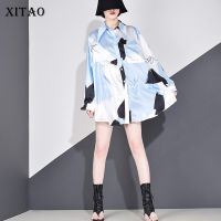 XITAO Shirt Blouse Women Fashion Turn Women Casual Shirt