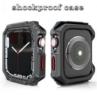 ZZOOI Protector Cover for Apple Watch Case 41mm 40mm 44mm 45mm Carbon Fiber Bumper Sport Iwatch Series 7 SE 6 5 4 Hard Frame Shell