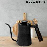 *[Baosity] กาต้มน้ําชา กาแฟ ด้ามจับไม้ ป้องกันสนิม ป้องกันน้ําร้อนลวก สําหรับตั้งแคมป์กลางแจ้ง ในร่ม