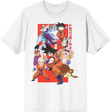 Dragon Ball Z Anime Cartoon Characters Mens Black Graphic Tee-S