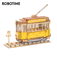 Robotime Rolife โมเดลรถโบราณ3D ปริศนาไม้ของเล่นสำหรับ Chilidren เด็ก TG504