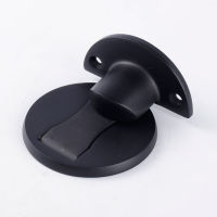 black magnetic door holder stainless steel door stopper Door Hardware Locks