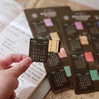 ┅ Vintage 2023 2024 Calendar Stickers Monthly Planner Label Tags Notebook Agenda Index Stickers Bookmark Notes Kawaii Stationery
