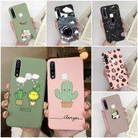 เคสป้องกัน Z5X สำหรับ Vivo เคสซิลิโคนนิ่มภาพดอกไม้แมวนักบินอวกาศกระบองเพชรน่ารักด้านหลังสำหรับ Coque Vivo Z1 Pro Z5X VivoZ5X โทรศัพท์กระเป๋า6.53นิ้วกรอบกันชน