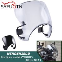 Z900RS Windshield Windscreen For Kawasaki Z900 Z 900 RS 2018-2023 2021 Motorcycle Wind Deflector Shield Screen with Bracket