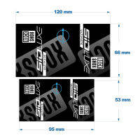 2021 RockShox SIDLUXE ULTIMATE Rear Suspension Protective Sticker for MTB Mountain Bike Rear Shock Decals