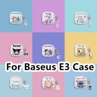 【Discount】 For Baseus E3 Case Cartoon Transparent Alien Dogs for Baseus E3 Casing Soft Earphone Case Cover