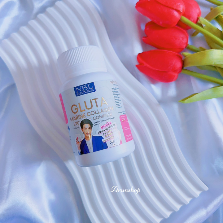 nbl-gluta-marine-collagen-lycopene-complex-30-capsulesnbl-gluta-กลูต้า-เร่งผิวขาวกระจ่างใส-อย่างธรรมชาติ-ดูมีออร่า-ผิวแข็งแรง-ลดสิว-ต้านแก่-จากออสเตรเลีย