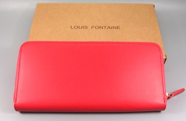 กระเป๋าสตางค์-louis-fontaine-สีปูน-ใหม่-แท้