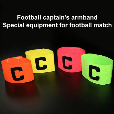 C-shaped Logo Football Captain Armband Customizable Anti-drop Elastic Tape Wound Armband Adjustable Protective Armband Special Adhesives Tape