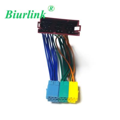 Biurlink สายรัดซีดีรถ,ขั้วต่อขา20ขาอะแดปเตอร์สายเคเบิลตัวผู้กับตัวเมียสำหรับ Volkswagen Blaukt Becker Concert