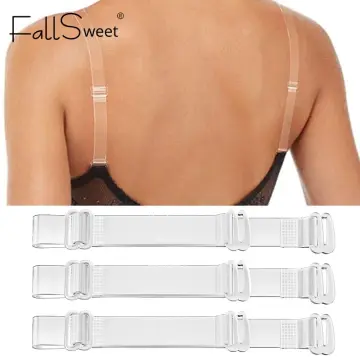 Women's Transparent Shoulder Straps Invisible Non-slip Elastic Seamless Bra  Strap