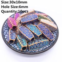 Jewelry Accessories Handmade Beads Acrylic Jewelry Accessories - New 30x10mm 10pcs - Aliexpress