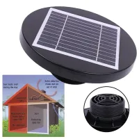 Solar Powered Roof Fan Ventilator Loft Vent For Boat RV Greenhouse Shed Caravan Polycrystalline Solar Fan Garden Sheds Exhaust Fans