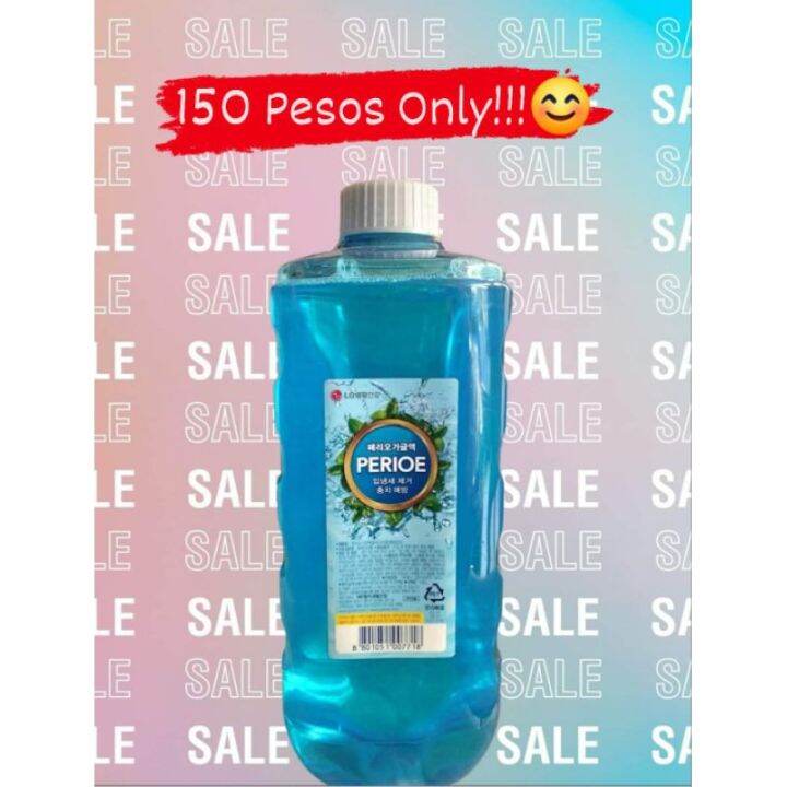 wfh MOUTHWASH Perioe Korean brand 1.5 Liters per Bottle Lazada PH