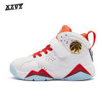 XZVZ Kids Basketball Shoes Boys Sports Basketball Shoes Non-slip and Wear-resistant Sneakers Protect Ankles Children Footwear