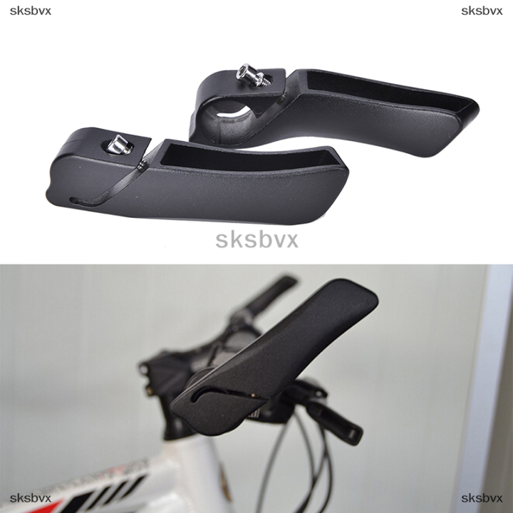 sksbvx-2x-black-อลูมิเนียมจักรยานจักรยานจักรยานเสือภูเขา-handlebar-bar-end-grips