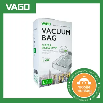 Travel vacuum storage bag two-in-large (L) *requires use with VAGO