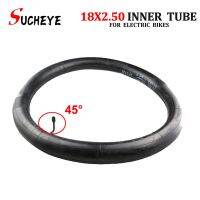 18x2.5 Butyl Inner Tube with A Straight / Bent Angle Valve Stem Fit Electric Dirt Bikes and Vehicles 18x2.50 Camera 18x2.125