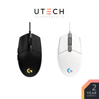 เม้าส์ Logitech Mouse G102 GEN2 LIGHTSYNC - Black/White by UTECH