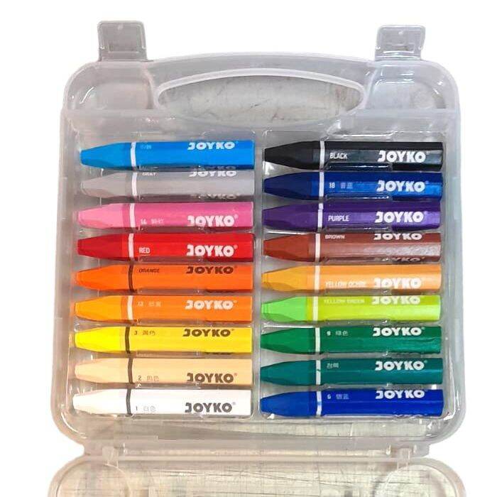 Crayon Titi Joyko 18 Warna Oil Pastel Lazada Indonesia