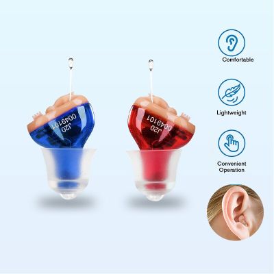 ZZOOI Mini CIC Audifonos Hearing Aid J20 Adjustable Inner Ear Invisible Hearing Amplifier Ear Sound Amplifier