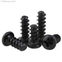 ✢ 100pcs/lot Cross Recessed Pan Head Self-tapping Screw M1 M1.2 M1.4 M1.7 M2 M2.3 M2.6 M3 M3.5 M4 M5 Black Carbon Steel Phillips