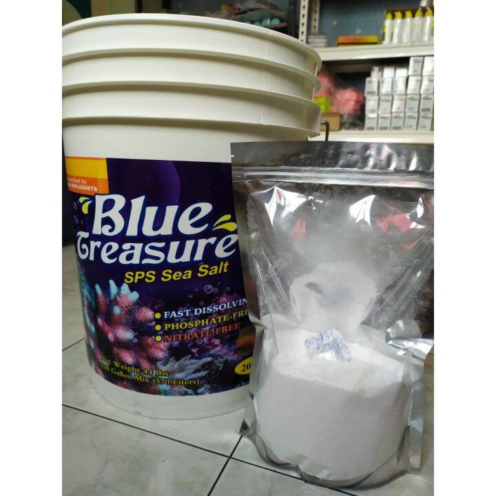Blue Treasure SPS Sea Salt (1kg) Aquarium Salt For Marine Fish Coral