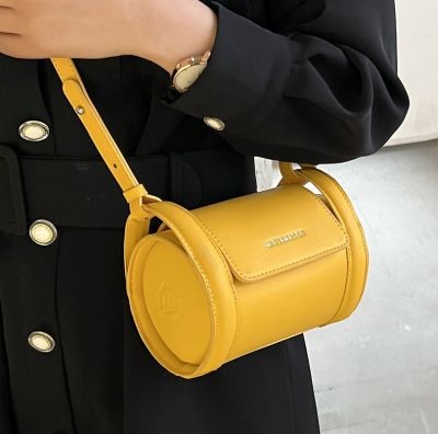 Popular this year the new spring and summer womens shoulder bag 2022 new small bag inclined shoulder bag web celebrity joker cylinder package