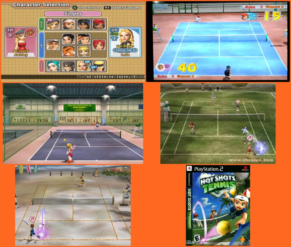 Lot Of 2 PS2 Games: Hot Shots Tennis (New) & Hot Shots Golf (used)  711719761020