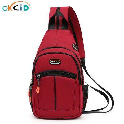 OKKID Multifunction Crossbody กระเป๋าสำหรับสตรี Anti-Theft ไหล่กระเป๋า Messenger หญิงกันน้ำสั้นไหล่กระเป๋า