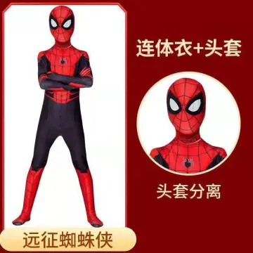 Spider-man: Across The Spider-verse Cosplay Costume For Kids, Spiderman  Miles Morales Jumpsuit Halloween Party Fancy Dress Up Performance Clothes |  Fruugo MY