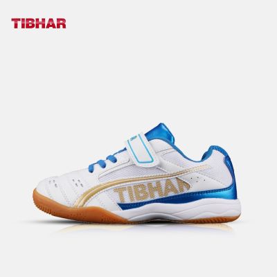TIBHAR เยอรมันรองเท้าลายกีฬาปิงปองเด็กสูงตรง,สำหรับเด็กผู้ชายและเด็กผู้หญิงรองเท้ากีฬาสำหรับฝึกฝนการแข่งขันมืออาชีพระบายอากาศไม่ลื่น