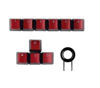 FPS amp; MOBA Keycaps Upgrade Kit (Red) BACKLIT KEY CAPS for Corsair K70RGB K70 K95 K90 K65 K63 Gaming Keyboards Cherry switches