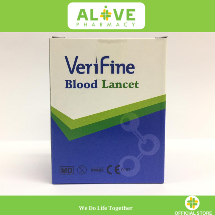 Verifine Blood Lancet Round 100s Lazada