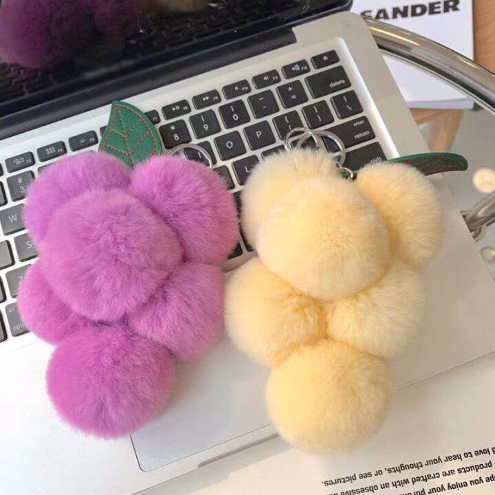 yf-poms-keychains-fluffy-pompoms-keychain-rex-fur-keyring-car-chain-pendant-accessories