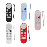 Non-slip Soft Silicone Case For Chromecast Remote Control Protective Cover Shell for Google TV 2020 Voice Remote Control