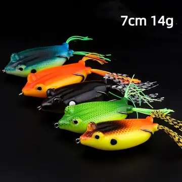 PVC Metal Fishing Frog Lure 3cm 4.2g Soft Fishing Lure Durable