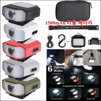 1 Set Sensor Cap Light LED Clip on Light Headlamp COB LED Type-C Rechargeable Head Lamp For Camping Fishing Emergency Headlight