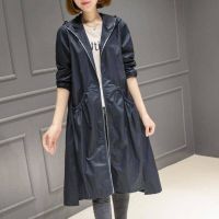 Plus ขนาด S-4XL ผู้หญิงยาว Trench Coat ฤดูใบไม้ผลิฤดูใบไม้ร่วงฤดูหนาวแฟชั่น Casual Elegant Slim หลวม Windbreaker Jacket Outwear สำนักงานชุดทำงานสีกากีสีดำสีเขียวสีแดงTH