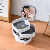 Round Plastic Organizer Display Rack Jewelry Packaging Jewelry Storage Box Bracelet Holder Makeup Storage Rack